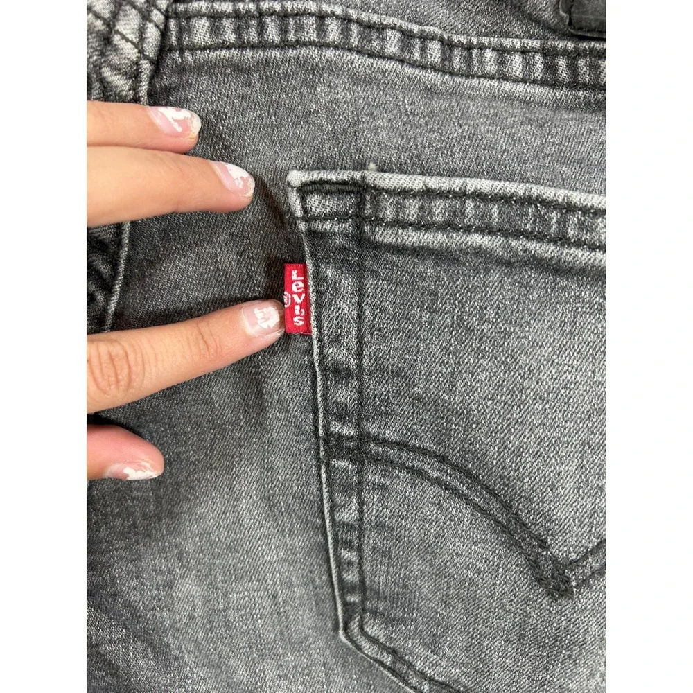 Levis 511 Slim Fit Gray Denim Jeans Mens 33x32 04511-3091 Stretch Pants